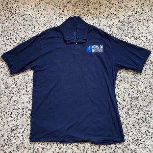 National EMS Institute blue collar shirt for sale